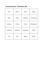 Vorschau - Spiele - Kompositaduell B2 DaZ Wortschatztraining - Deckblatt
