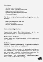 Vorschau - Fördermaterial/Inklusion - Kriterienliste und Leistungsbewertung - Heftführung - Seite 3