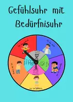 Vorschau - Fördermaterial/Inklusion - Gefühlsuhr mit Bedüfnisäußerungen für Kita, Förderschule oder Grundschule - Deckblatt