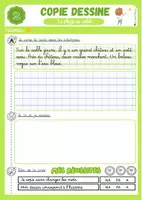 Aperçu - Fiches - Fiches copie dessine CP et CE1 - Page 3