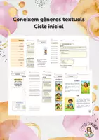 Vista previa - Hojas de trabajo - Coneixem i produïm diferents tipologies textuals Cicle Inicial - Portada