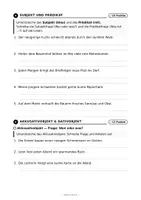 Vorschau - Stundenentwürfe - 📘 Deutsch Kombiarbeit Nr. 6 | Klasse 3–4 – Grammatik & Rechtschreibung mit Lösungen - Seite 2