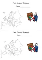 Vorschau - Arbeitsblätter - Europa-Reisepass (für Recherche- oder Präsentationsstunden) - Seite 1