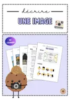 Vorschau - Arbeitsblätter - Décire une image (A2) | Arbeitsblätter mit Differenzierung & Lösungen - Deckblatt