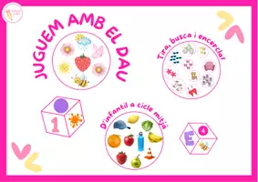 Vista previa - Tarjetas / Manipulativos - Juguem amb el dau🩷🎲 - página 1