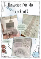 Vorschau - Unterrichtsreihen - Laborführerschein: Laborregeln, Laborgeräte, Versuchsprotokoll, Gefahrenpiktogramme, Gasbrenner | Chemie Übung 8 | sofort einsetzbar | Forscherheft - Seite 2