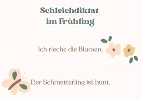 Vorschau - Stundenentwürfe - Schleichdiktat/Laufdiktat Frühling Klasse 1-4 - Seite 3