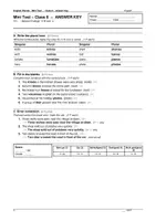 Vorschau - Arbeitsblätter - English Plurals – Mini Tests | Klasse 5–8 | mit Notenschlüssel - Seite 3