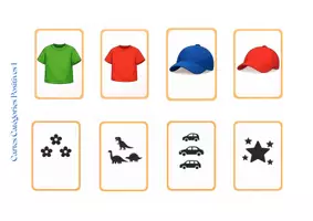 Aperçu - Feuilles d'exercices - Compréhension de phrases simples : Les Casquettes - Page 3