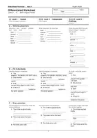 Vorschau - Arbeitsblätter - Using English Plurals – Differenzierte Arbeitsblätter - Deckblatt