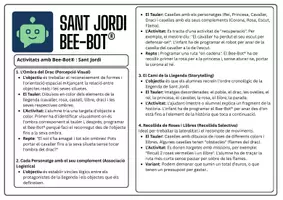 Vista previa - Juegos / Gamificación - SANT JORDI bee-bot® plantilles i activitats - página 2
