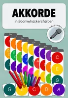 Vorschau - Präsentationen/Tafelbilder - Akkorde in Boomwhackersfarben - Deckblatt