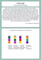 Vorschau - Präsentationen/Tafelbilder - Akkorde in Boomwhackersfarben - Seite 1