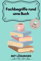 Vorschau - Stundenentwürfe - Fachbegriffe rund ums Buch - Einstiegsstunde - Deckblatt
