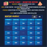 Vorschau - Spiele - Mathe-Pardy - Geometrie Edition - Deckblatt