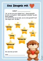 Vorschau - Poster - Das Zeugnis mit Herz - Deckblatt
