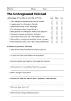 Vorschau - Unterrichtsreihen - Underground Railroad and Harriet Tubman (Slavery): Reading and Writing (English) - Seite 3