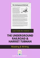 Vorschau - Unterrichtsreihen - Underground Railroad and Harriet Tubman (Slavery): Reading and Writing (English) - Deckblatt