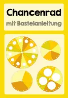 Vorschau - Mal- und Bastelvorlagen - gelbe Chancenrad Bastelvorlage - editierbar (mit Bastelanleitung) - Deckblatt