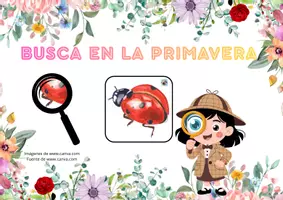 Vista previa - Unidades / Secuencias / Situaciones de Aprendizaje - Juego: Busca en la primavera - página 1