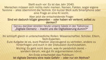 Vorschau - Stundenentwürfe - Digitale Demenz // Talkshow Sek II + EWH - Seite 3