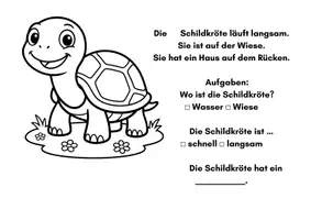 Vorschau - Mal- und Bastelvorlagen - Materialpaket Lesen & Ausmalen Klasse 1–2 – Bundle (45 Arbeitsblätter | 3 Mappen) - Seite 2