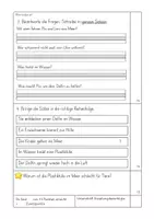 Vorschau - Arbeitsblätter - Lernzielkontrolle sinnentnehmendes Lesen (Klasse 2) - Seite 2