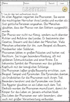 Vorschau - Arbeitsblätter - Ägypten – Pharaonen & Pyramiden Leseverständnis Sachtexte Klasse 4/6 Materialpaket - Seite 3