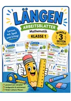 Vorschau - Arbeitsblätter - Materialpaket Längen • Rechenaufgaben bis 20 • Geldbeträge - Klasse 1 - Seite 1