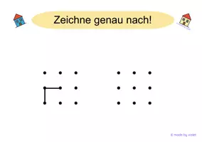 Vorschau - Arbeitsblätter - Punktebilder - Zeichne genau nach - Seite 2