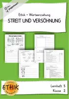 Vorschau - Arbeitsblätter - Ethik - Streit und Versöhnung Klasse 2 - LH5 Werterziehung - Deckblatt