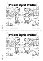 Vorschau - Arbeitsblätter - Ethik - Streit und Versöhnung Klasse 2 - LH5 Werterziehung - Seite 1