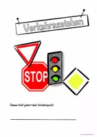 Vorschau - Arbeitsblätter - Arbeitsheft zu den Verkehrszeichen (Verkehrserziehung) - Seite 1