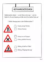 Vorschau - Arbeitsblätter - Arbeitsheft zu den Verkehrszeichen (Verkehrserziehung) - Seite 3