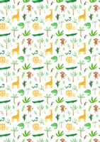 Vorschau - Stationenlernen - Materialpaket Zootiere Regenwald Wildtiere Dschungel Kindergarten - Seite 3