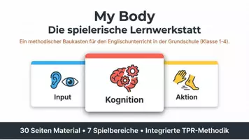 Vorschau - Unterrichtsreihen - Englisch: My Body: Spielerisch Körperteile lernen (Klasse 1-4) - Seite 1