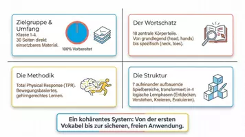 Vorschau - Unterrichtsreihen - Englisch: My Body: Spielerisch Körperteile lernen (Klasse 1-4) - Seite 2