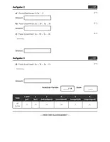 Vorschau - Arbeitsblätter - Klassenarbeit Mathe Terme & Variablen mit Lösungen Klasse 7 - Seite 2