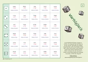 Vorschau - Spiele - Dezimalzahlen runden - Spiel (Würfelglück) - Seite 3