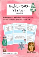 Vorschau - Arbeitsblätter - Mega-Bundle Laufdiktate – 81 Texte, dreifach differenziert (Deutsch Klasse 2, 3) - Seite 1