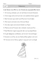 Vorschau - Arbeitsblätter - Lesen und Grammatik üben: Stolpersätze (ein Wort zu viel) & Wortsalat zu Karneval und Fasching – 6 Arbeitsblätter mit Lösungen (Klasse 2, 3) - Seite 3