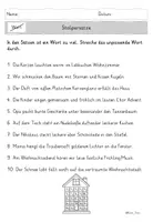 Vorschau - Arbeitsblätter - Lesen und Grammatik üben: Stolpersätze (ein Wort zu viel) & Wortsalat zu Weihnachten und Advent – 6 Arbeitsblätter mit Lösungen (Klasse 2, 3) - Seite 2