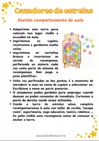 Vista previa - Refuerzo / NEE / Materiales de apoyo - Cazadores de estrellas - comportamiento en aula CAST Y GAL - Portada