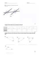 Vorschau - Klassenarbeiten - Klassenarbet - Winkel und Dreiecke - Seite 1