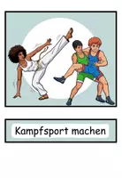 Vorschau - Präsentationen/Tafelbilder - DaZ - Hobbys - Bild- und Wortkarten "Unsere Hobbys" DaZ / DaF / Deutsch - Seite 2