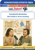 Vorschau - Audio-Dateien - Die Französische Revolution: Podcast (inkl.) Hörverstehen - Deckblatt