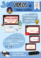 Aperçu - Vidéos - Vidéos de copie cachée N2 CP CE1 - Page de couverture