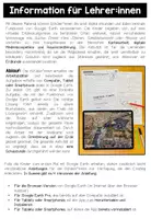 Vorschau - Arbeitsblätter - Auf Weltreise mit Google Earth! (Arbeitsblatt + Anleitung) - Seite 1