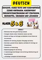 Vorschau - Arbeitsblätter - Materialpaket - Sprechen und Präsentieren sicher meistern Klasse 5 & Klasse 6 - Seite 1