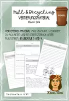 Vorschau - Arbeitsblätter - Müll & Recycling – Vertiefungsmaterial mit Arbeitsblättern zu Nachhaltigkeit & Umwelt (Sachunterricht Klasse 3/4) - Deckblatt
